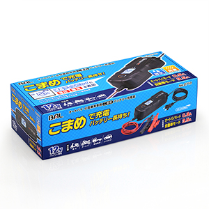 オートバイ・小型乗用車用［こまめ］バッテリー充電器_メイン6